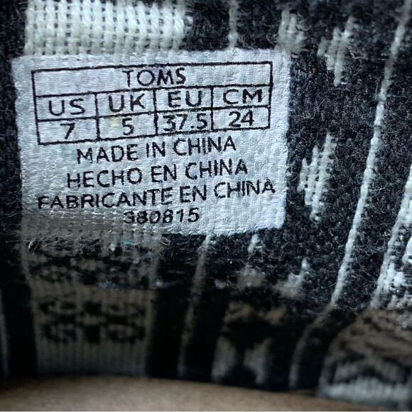 TOMS~Women's~Black Suede Nubuck Desert Lace Up Wedge Ankle Boots~Size 7 - Picture 11 of 11